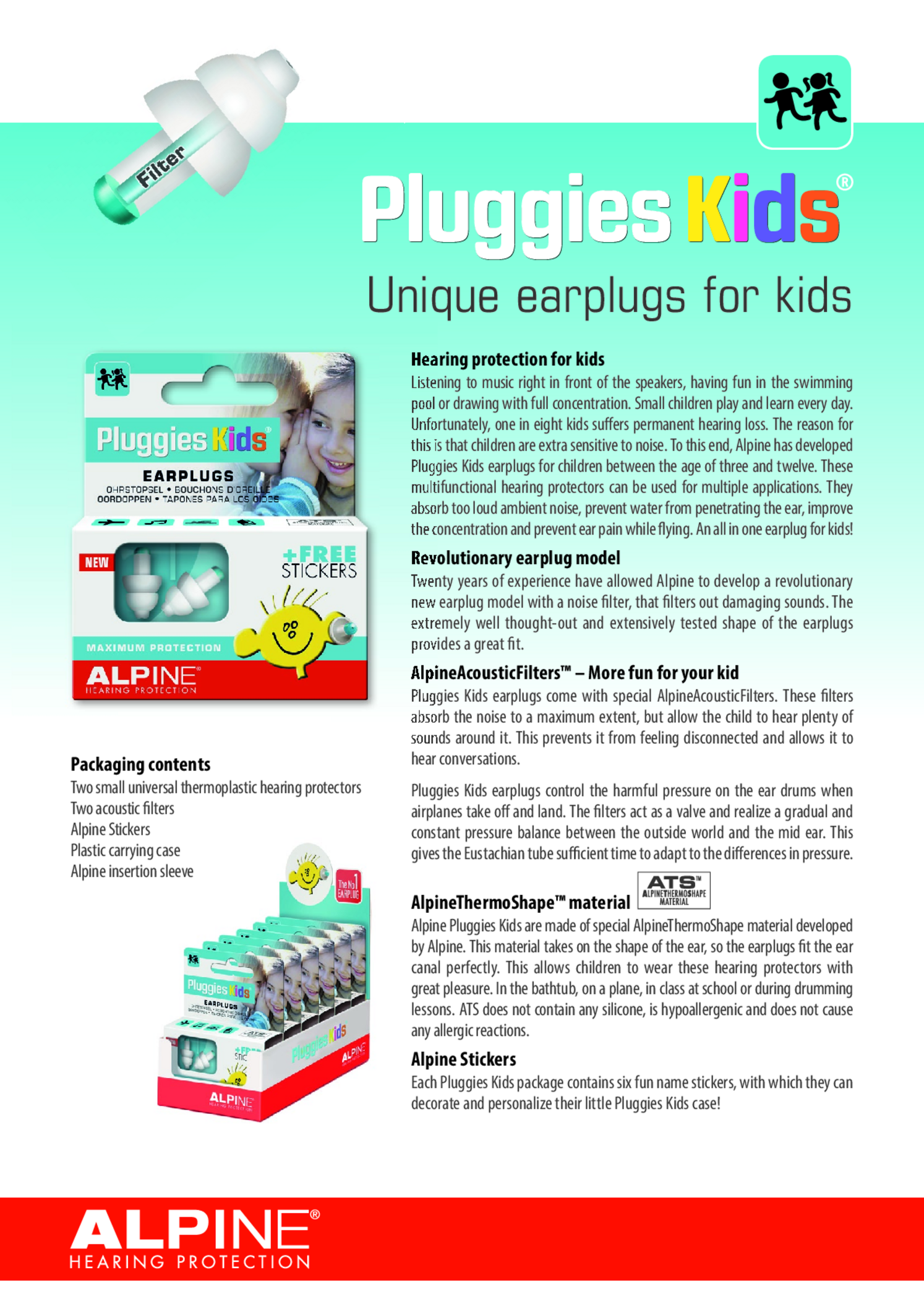 Pluggies Kids Oordopjes afbeelding van document #1, productonderzoek